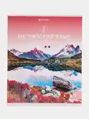 Тетрадь общая для школы предметная Nature, 48 листов, Английский клетка, Brauberg, 404582