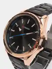 Черный мужские наручные часы Curren 8320 в подарочной упаковке