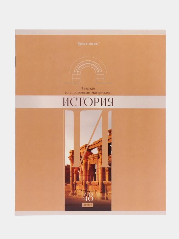 Тетрадь общая для школы предметная Delight 48 листов История, клетка, Brauberg, 404575
