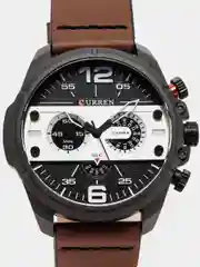 Карамельный мужские наручные часы Curren 8259 в подарочной упаковке