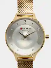 Золотой женские наручные часы Curren 9036 в подарочной упаковке