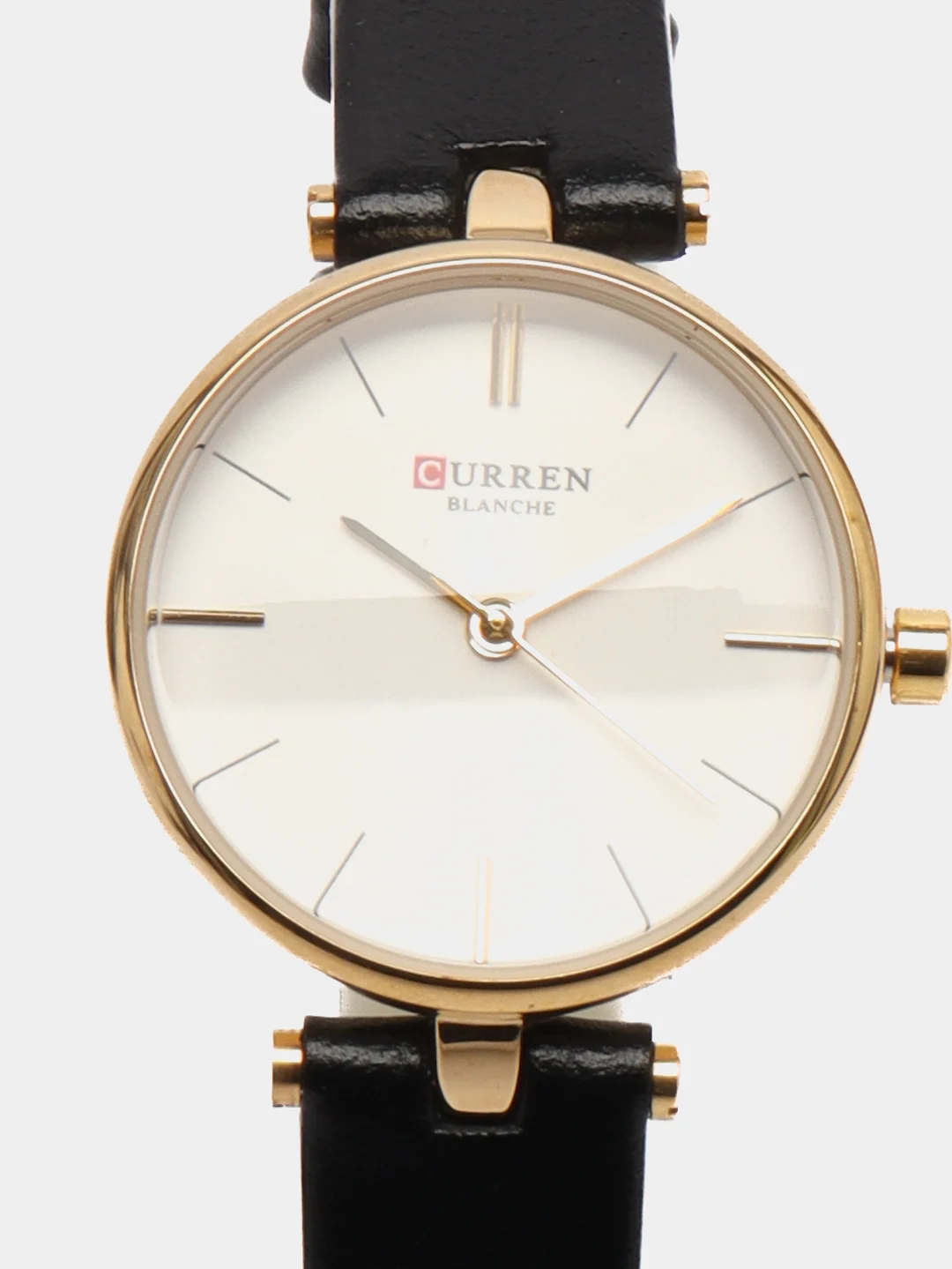 Черный женские наручные часы Curren 9038 в подарочной упаковке