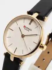 Черный женские наручные часы Curren 9038 в подарочной упаковке