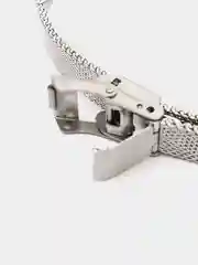 Серебряный женские наручные часы Curren 9028 в подарочной упаковке