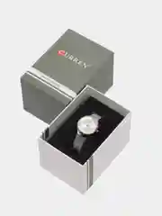 Серебряный женские наручные часы Curren 9028 в подарочной упаковке