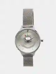 Серебряный женские наручные часы Curren 9036 в подарочной упаковке