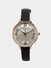 Черный женские наручные часы Curren 9080 в подарочной упаковке