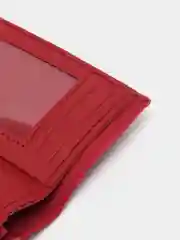 Бордовый кошелек женский из эко-кожи, портмоне с брелком подвеской, на подарок