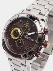 Коричневый мужские наручные часы Megir MS2075G, с хронографом, в подарочной упаковке