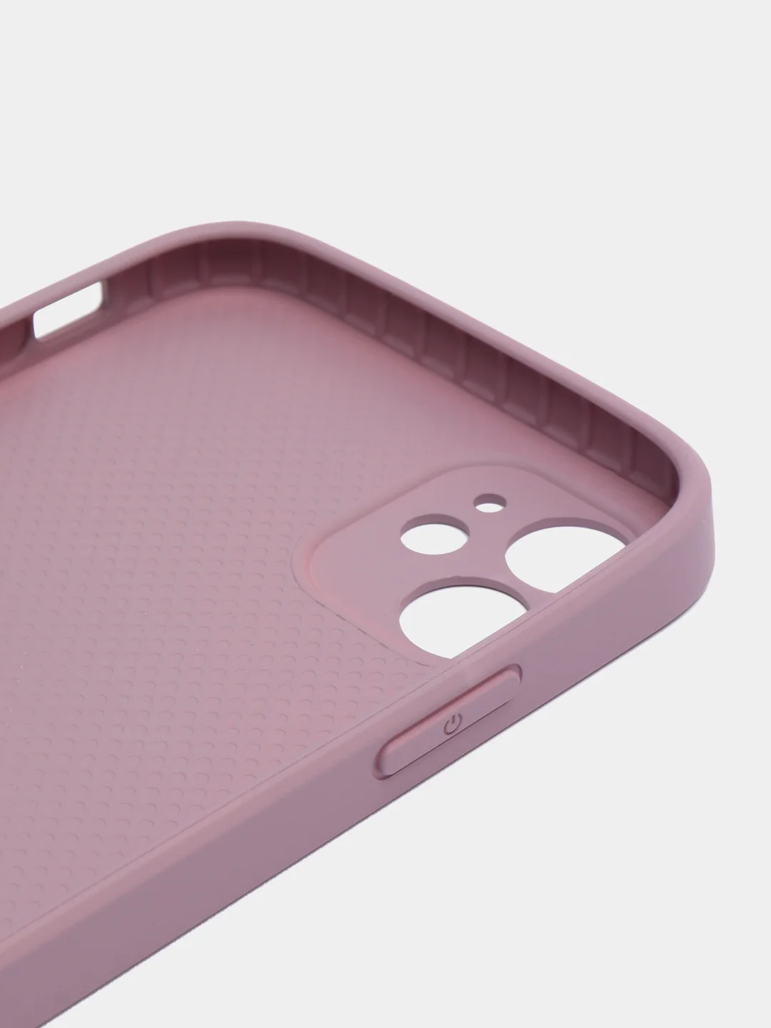 Фуксия чехол силиконовый со стеклянной панелью для Apple iPhone 11 (Айфон 11)