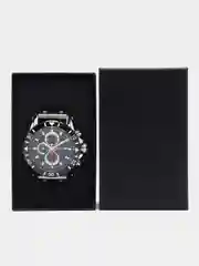 Серебряный мужские наручные часы Megir ML2081G, с хронографом, в подарочной упаковке