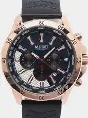 Синий мужские наручные часы Megir ML2103G с хронографом, в подарочной упаковке
