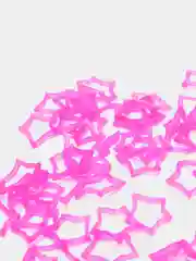 Розовый резинки для плетения Loom Bands "Звезда", 600 штук