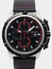 Хром мужские наручные часы Megir ML2062G с хронографом, в подарочной упаковке