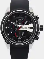Серебряный наручные часы Megir MN2086G, с хронографом, мужские, в подарочной упаковке