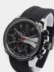 Серебряный наручные часы Megir MN2086G, с хронографом, мужские, в подарочной упаковке