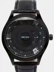 Черный мужские наручные часы Megir ML1067G, с календарём, в подарочной упаковке