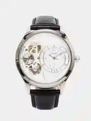 Серебряный мужские наручные часы скелетоны Megir ML2017G, с хронографом, в подарочной упаковке
