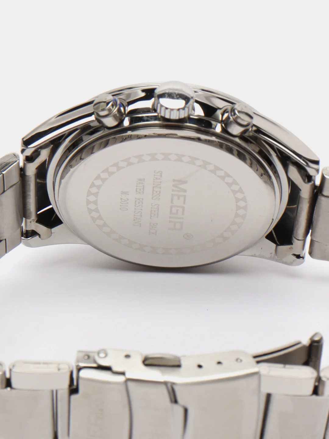 Серый мужские наручные часы Megir MS2010G, с хронографом, в подарочной упаковке