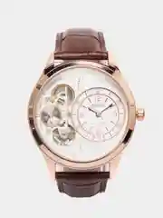 Коричневый мужские наручные часы скелетоны Megir ML2017G, с хронографом, в подарочной упаковке