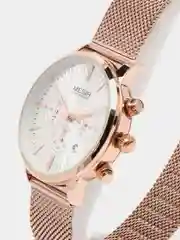 Бронзовый женские наручные часы Megir MS2011L с хронографом, в подарочной упаковке