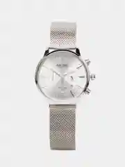 Серебряный женские наручные часы Megir MS2011L с хронографом, в подарочной упаковке