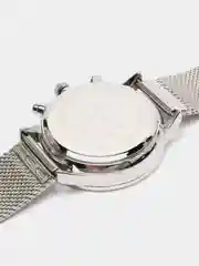 Серебряный женские наручные часы Megir MS2011L с хронографом, в подарочной упаковке