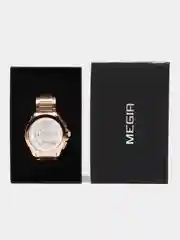 Бронзовый мужские наручные часы Megir MS5006G, с хронографом, в подарочной упаковке