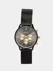 Черный женские наручные часы Megir MS2011L с хронографом, в подарочной упаковке