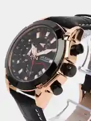 Золотой мужские наручные часы Megir ML2065G, с хронографом, в подарочной упаковке