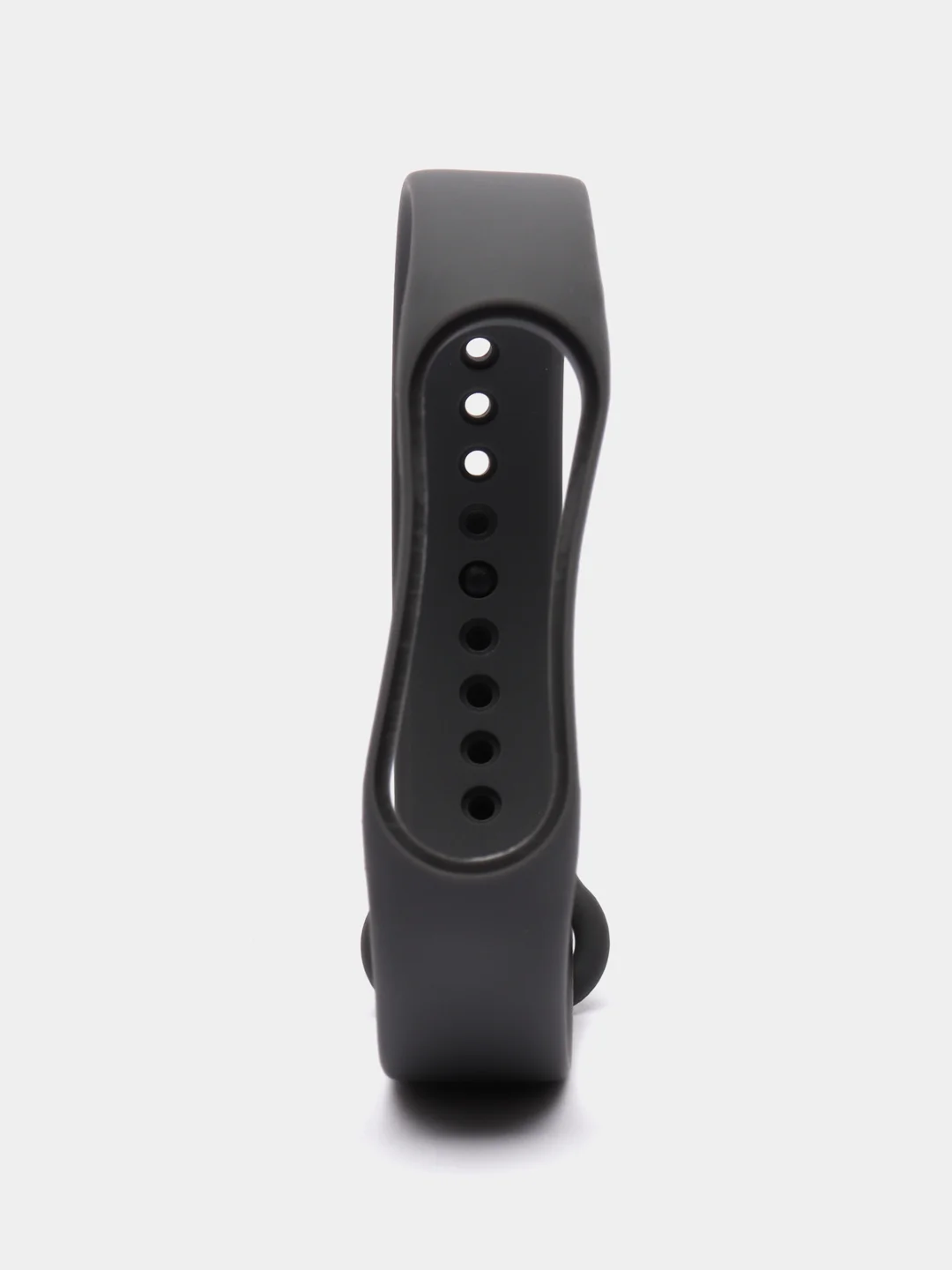 Тёмно-серый силиконовый ремешок Xiaomi Mi Band 5 /Band 6/Band 7 Браслет для smart часов Ксяоми Ми бенд