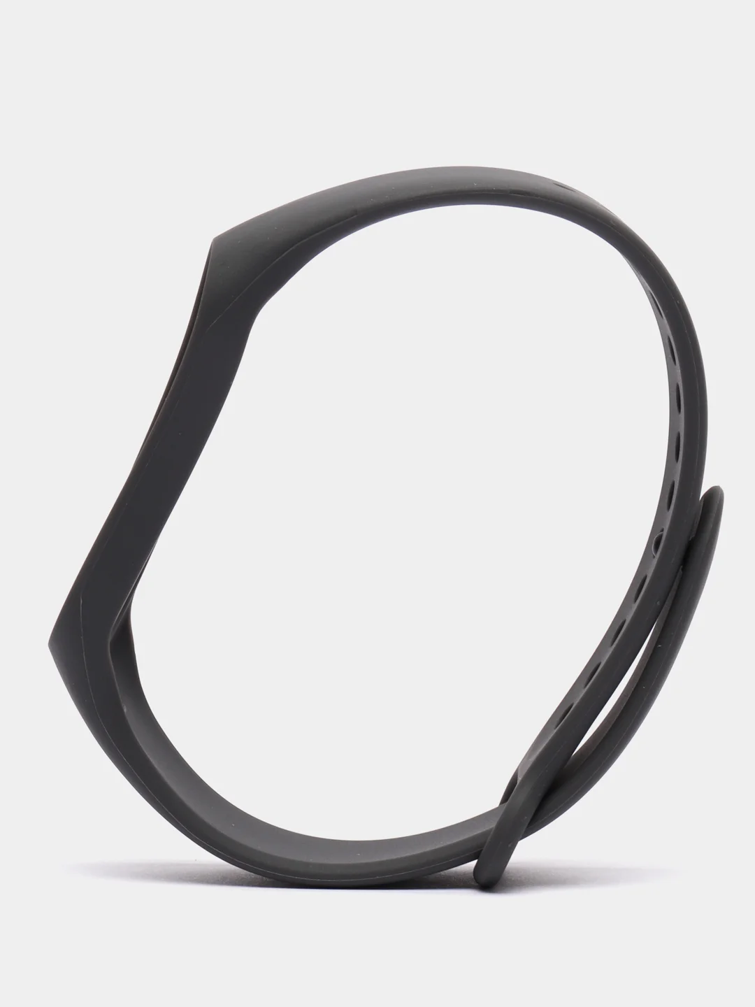 Тёмно-серый силиконовый ремешок Xiaomi Mi Band 5 /Band 6/Band 7 Браслет для smart часов Ксяоми Ми бенд