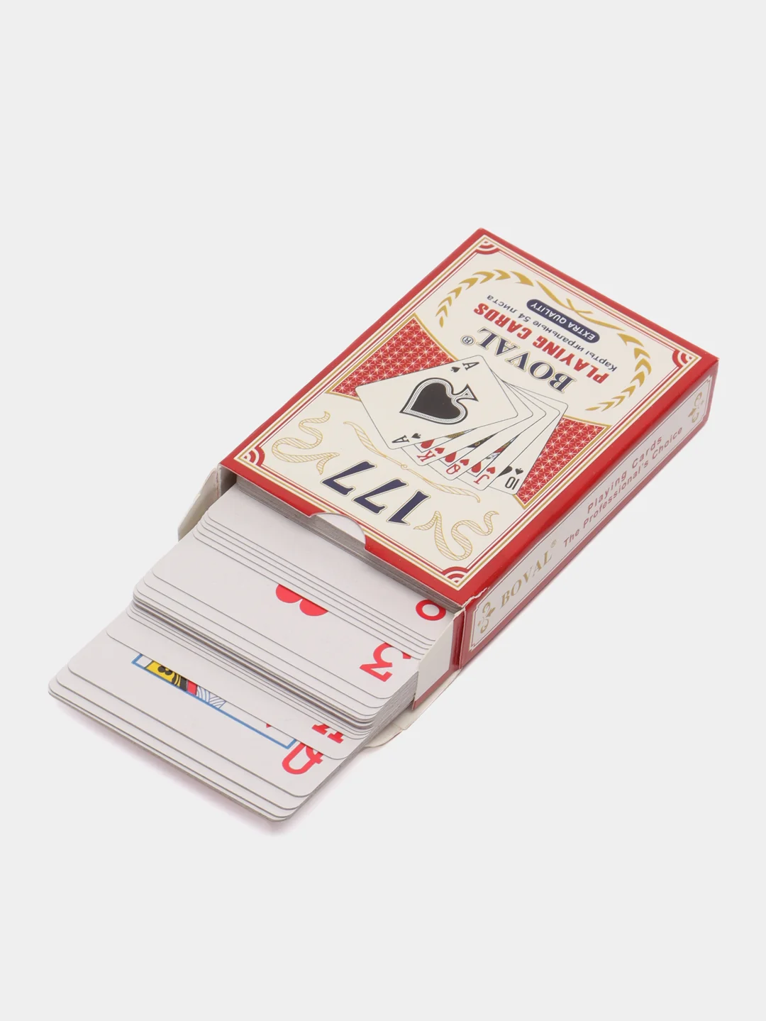 Красный карты игральные 177,  54 карты