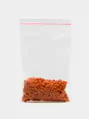 Оранжевый бисер стеклянный 12/0