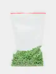 Зеленый бисер стеклянный 12/0