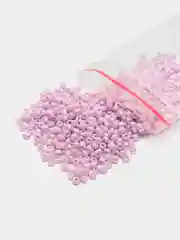 Лавандовый бисер стеклянный 12/0