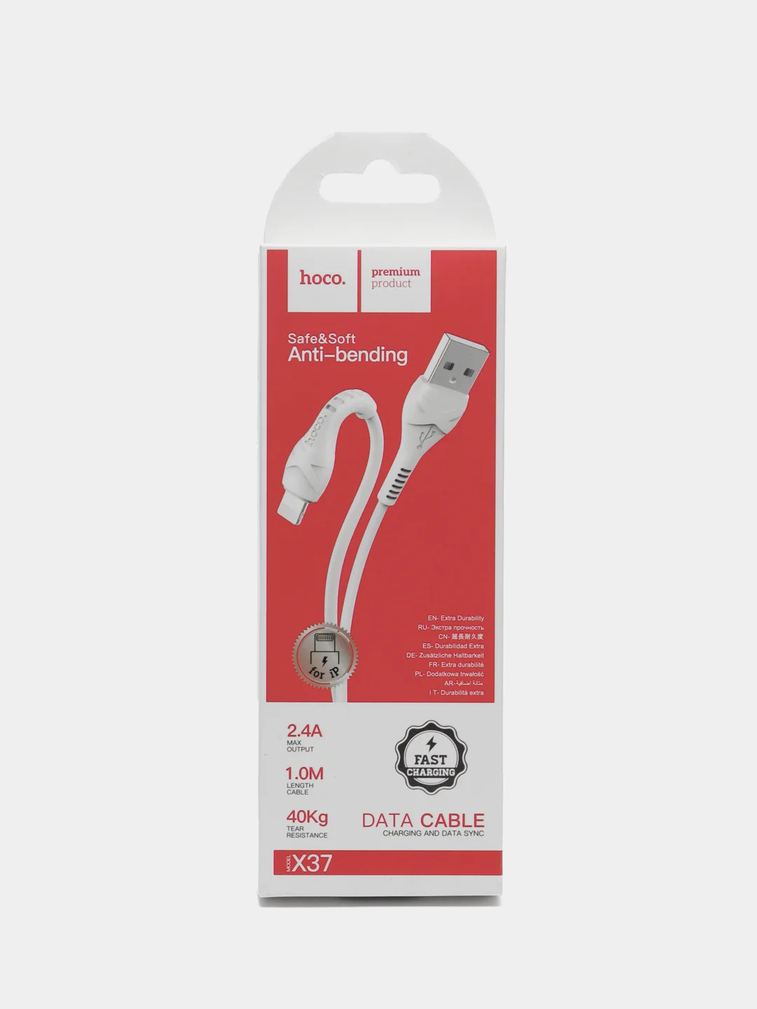 Зарядный кабель HOCO X37, быстрая зарядка, Micro USB, Type-C, Lightning для iPhone