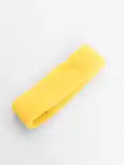 Желтый повязка на голову, спортивная, широкая