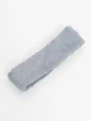 Серый повязка на голову, спортивная, широкая