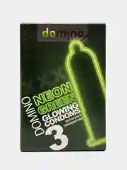 Презервативы Domino "Neon Green", 3 штуки