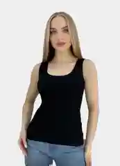 Черный спортивная базовая майка, женская, летняя