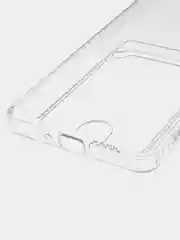 Прозрачный чехол для Samsung Galaxy A73 (Самсунг Галакси А73), с карманом для карты