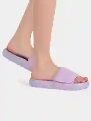 Фиолетовый шлепанцы сланцы женские, TENDANCE