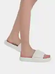 Белый шлепанцы сланцы женские, TENDANCE