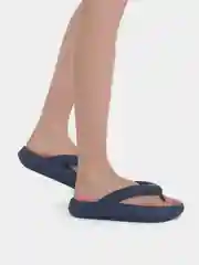 Темно-синий шлепанцы сланцы женские,  TENDANCE