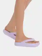 Фиолетовый шлепанцы сланцы женские,  TENDANCE