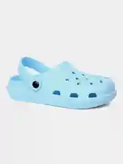 Голубой шлепанцы сланцы женские, TENDANCE