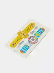 Индиго переводная татуировка-часы, 12*7 см