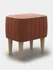Рыжий пуф MONOFIX, АММА велюр