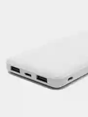Белый внешний аккумулятор WALKER WB-410, 10 000 mAh